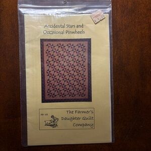 N I P Quilt Pattern, “Accidental Stars & Occasional Pinwheels